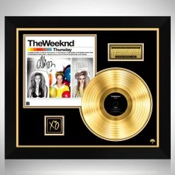 RARE-T The Weeknd Thursday Gold LP Limited Signature Edition Studio Licensed Custom Frame Limited Edition Frames