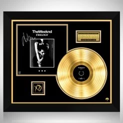 RARE-T The Weeknd Trilogy Gold LP Limited Signature Edition Studio Licensed Custom Frame Limited Edition Frames