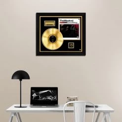RARE-T The Weeknd Echoes Of Silence Gold LP Limited Signature Edition Studio Licensed Custom Frame