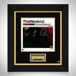 RARE-T The Weeknd - Echoes Of Silence LP Cover Limited Signature Edition Studio Licensed Custom Frame