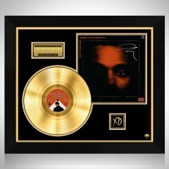 RARE-T Limited Edition Frames The Weeknd My Dear Melancholy Gold LP Limited Signature Edition Studio Licensed Custom Frame