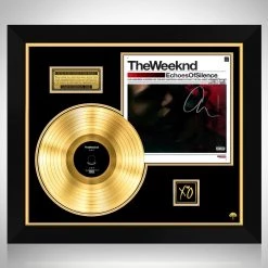 RARE-T The Weeknd Echoes Of Silence Gold LP Limited Signature Edition Studio Licensed Custom Frame