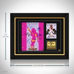 RARE-T Weird Science Transcript Limited Signature Edition Studio Licensed Custom Frame Limited Edition Frames