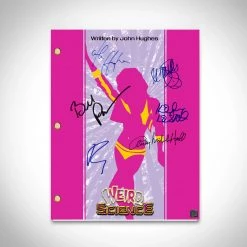 RARE-T Weird Science Transcript Limited Signature Edition Studio Licensed Custom Frame Limited Edition Frames