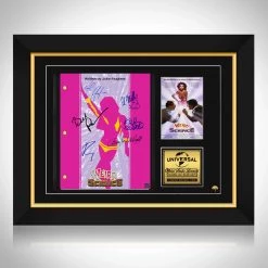 RARE-T Weird Science Transcript Limited Signature Edition Studio Licensed Custom Frame Limited Edition Frames