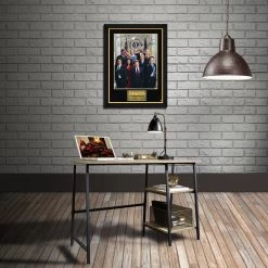 RARE-T West Wing Mini Poster Limited Signature Edition Studio Licensed Custom Frame Limited Edition Frames