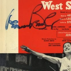 Rare-T Limited Edition Frames West Side Story Musical Soundtrack Limited Signature Edition Studio Licensed Platinum LP Custom Frame