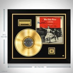 Rare-T West Side Story Musical Soundtrack Limited Signature Edition Studio Licensed Gold LP Custom Frame Limited Edition Frames 21 Rare-T West Side Story Musical Soundtrack Limited Signature Edition Studio Licensed Gold LP Custom Frame Limited Edition Frames