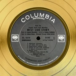 Rare-T West Side Story Musical Soundtrack Limited Signature Edition Studio Licensed Gold LP Custom Frame Limited Edition Frames 14 Rare-T West Side Story Musical Soundtrack Limited Signature Edition Studio Licensed Gold LP Custom Frame Limited Edition Frames