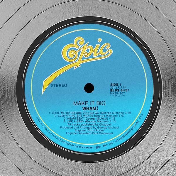 RARE-T Wham! - Make It Big Platinum LP Limited Signature Edition Studio Licensed Custom Frame 6 RARE-T Wham! - Make It Big Platinum LP Limited Signature Edition Studio Licensed Custom Frame