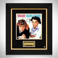 RARE-T Wham! - Make It Big LP Cover Limited Signature Edition Studio Licensed Custom Frame