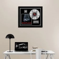 RARE-T Whiplash - Original Motion Picture Soundtrack Platinum LP Limited Signature Edition Studio Licensed Custom Frame Limited Edition Frames