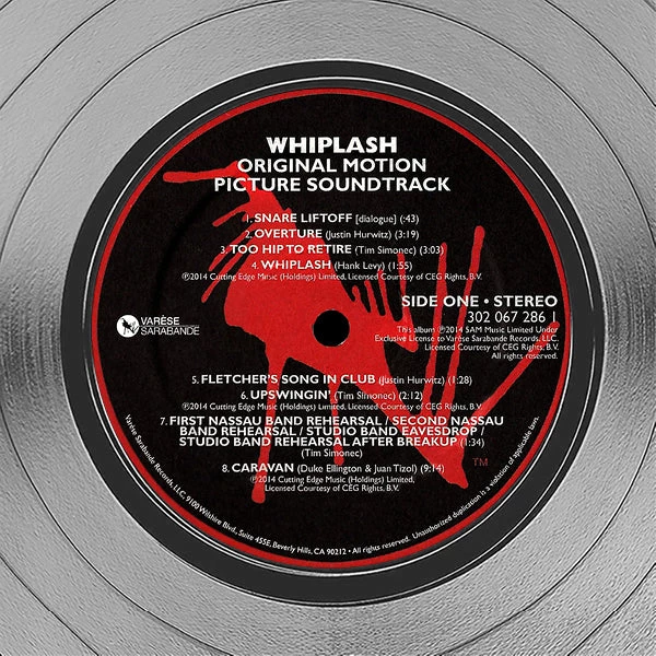 RARE-T Whiplash - Original Motion Picture Soundtrack Platinum LP Limited Signature Edition Studio Licensed Custom Frame Limited Edition Frames 6 RARE-T Whiplash - Original Motion Picture Soundtrack Platinum LP Limited Signature Edition Studio Licensed Custom Frame Limited Edition Frames