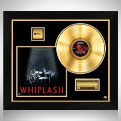 RARE-T Limited Edition Frames Whiplash - Original Motion Picture Soundtrack Gold LP Limited Signature Edition Studio Licensed Custom Frame