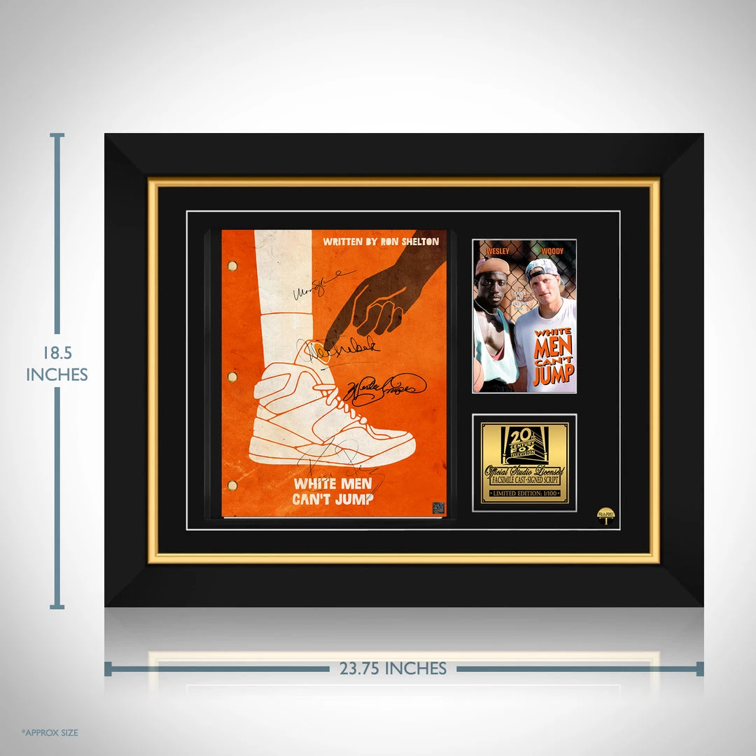 RARE-T Limited Edition Frames White Men Can't Jump Transcript Limited Signature Edition Studio Licensed Custom Frame 2 RARE-T Limited Edition Frames White Men Can't Jump Transcript Limited Signature Edition Studio Licensed Custom Frame