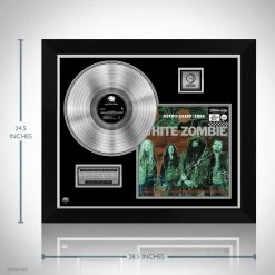 RARE-T White Zombie - Astro-Creep 2000 Platinum LP Limited Signature Edition Studio Licensed Custom Frame