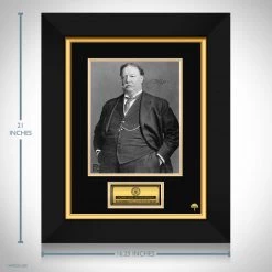 RARE-T William Howard Taft Photo Limited Signature Edition Studio Licensed Custom Frame