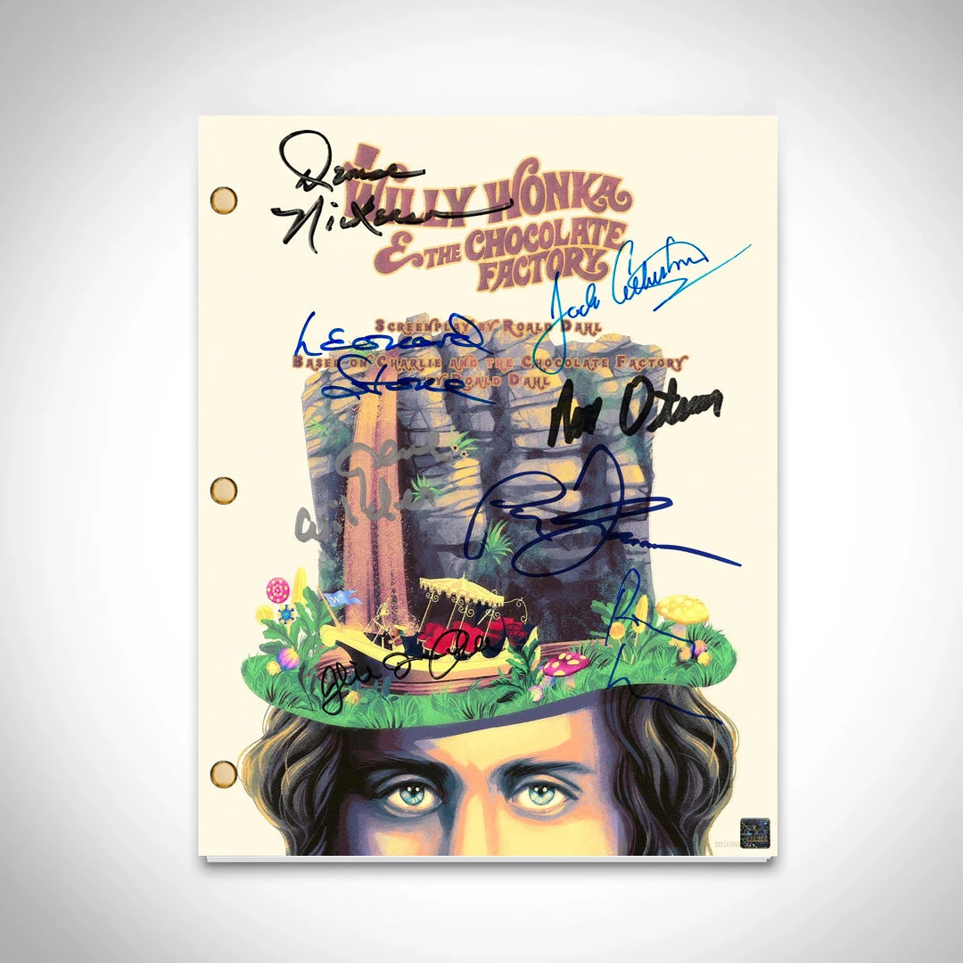 RARE-T Limited Edition Frames Willy Wonka 1971 Script Limited Signature Edition Studio Licensed Custom Frame 4 RARE-T Limited Edition Frames Willy Wonka 1971 Script Limited Signature Edition Studio Licensed Custom Frame