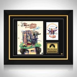 RARE-T Limited Edition Frames Willy Wonka 1971 Script Limited Signature Edition Studio Licensed Custom Frame