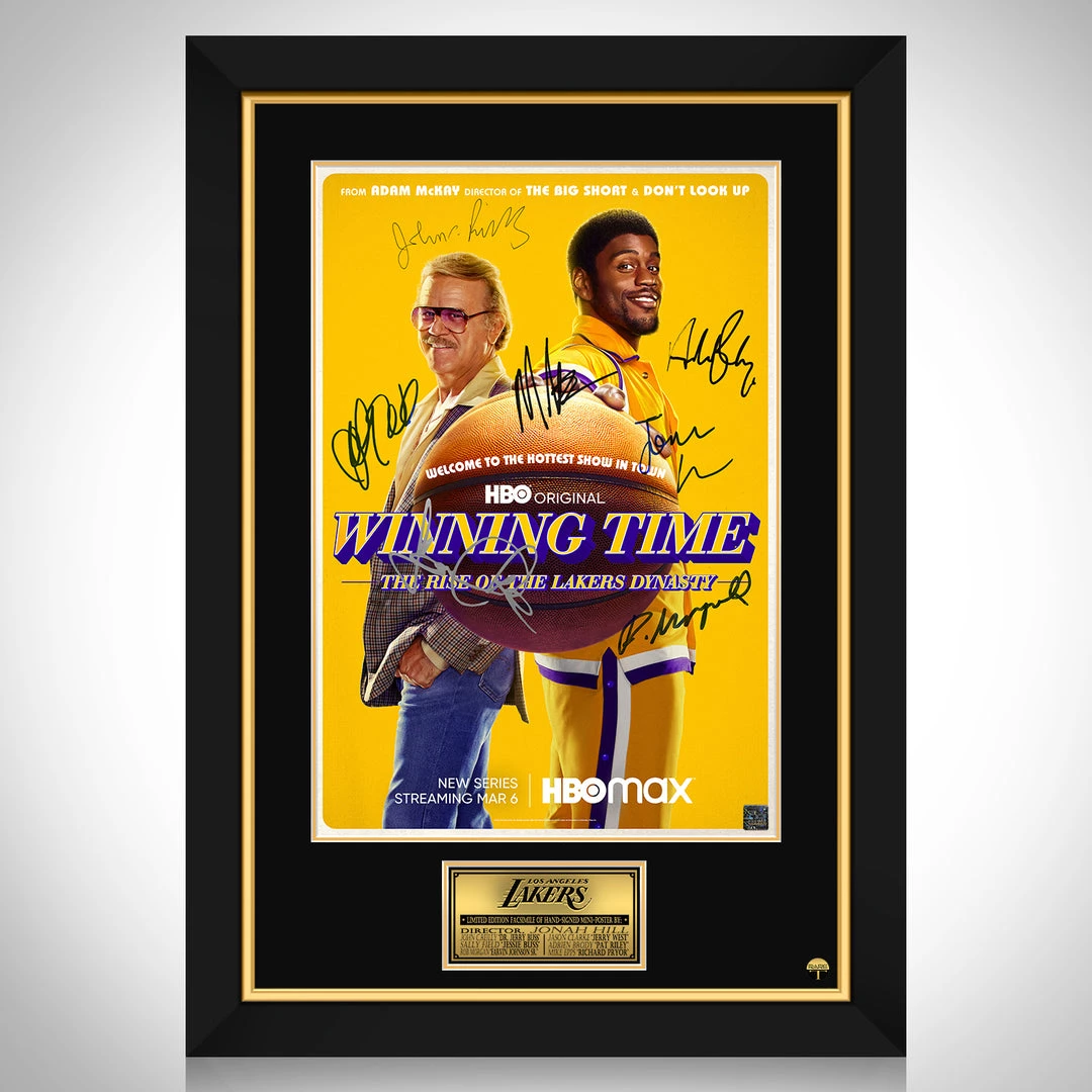 RARE-T Winning Time: The Rise Of The Lakers Dynasty Mini Poster Limited Signature Edition Studio Licensed Custom Frame Sports Memorabilia 1 RARE-T Winning Time: The Rise Of The Lakers Dynasty Mini Poster Limited Signature Edition Studio Licensed Custom Frame Sports Memorabilia