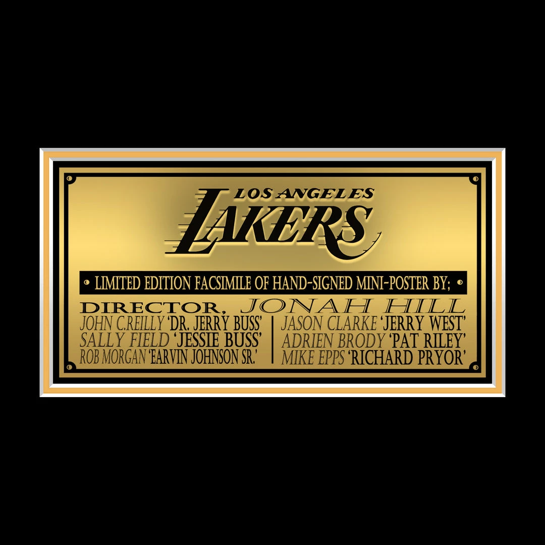 RARE-T Winning Time: The Rise Of The Lakers Dynasty Mini Poster Limited Signature Edition Studio Licensed Custom Frame Sports Memorabilia 7 RARE-T Winning Time: The Rise Of The Lakers Dynasty Mini Poster Limited Signature Edition Studio Licensed Custom Frame Sports Memorabilia