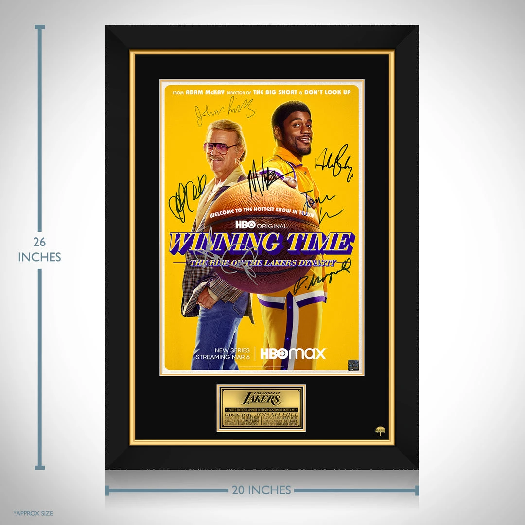 RARE-T Winning Time: The Rise Of The Lakers Dynasty Mini Poster Limited Signature Edition Studio Licensed Custom Frame Sports Memorabilia 3 RARE-T Winning Time: The Rise Of The Lakers Dynasty Mini Poster Limited Signature Edition Studio Licensed Custom Frame Sports Memorabilia