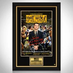 RARE-T Limited Edition Frames The Wolf Of Wall Street Mini Poster Limited Signature Edition Studio Licensed Custom Frame
