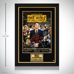 RARE-T Limited Edition Frames The Wolf Of Wall Street Mini Poster Limited Signature Edition Studio Licensed Custom Frame