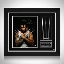 PPC X-Men Wolverine - Beckett Certified Hand-Signed Photo By Hugh Jackman Custom Frame Signed Memorabilia