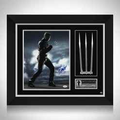 PPC X-Men Wolverine- Jsa Certified Hand-Signed Photo By Hugh Jackman & Stan Lee Custom Frame Signed Memorabilia