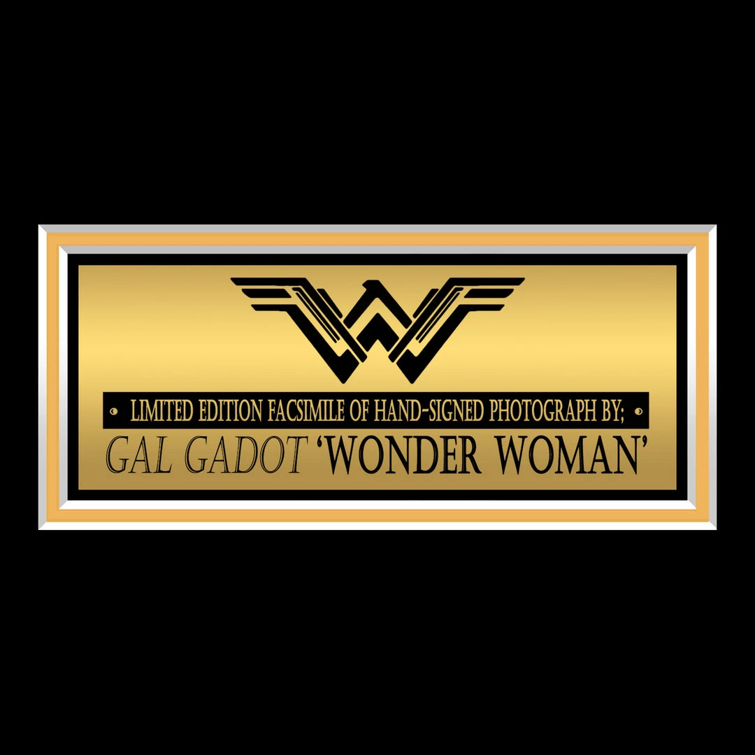RARE-T Limited Edition Frames Wonder Woman Gal Gadot Gold Armor Photo Limited Signature Edition Studio Licensed Custom Frame 5 RARE-T Limited Edition Frames Wonder Woman Gal Gadot Gold Armor Photo Limited Signature Edition Studio Licensed Custom Frame