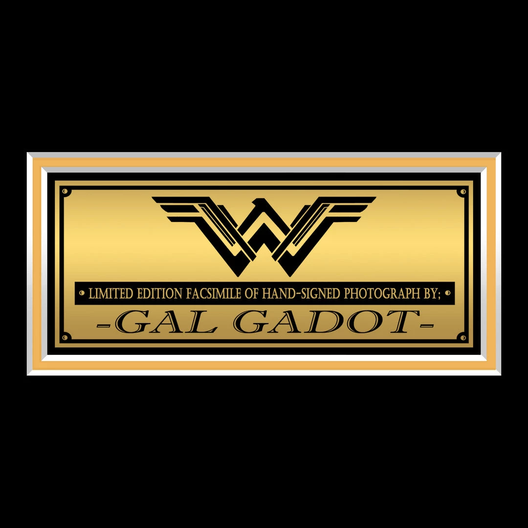 RARE-T Wonder Woman Gal Gadot Arms Crossed Photo Limited Signature Edition Studio Licensed Custom Frame 5 RARE-T Wonder Woman Gal Gadot Arms Crossed Photo Limited Signature Edition Studio Licensed Custom Frame