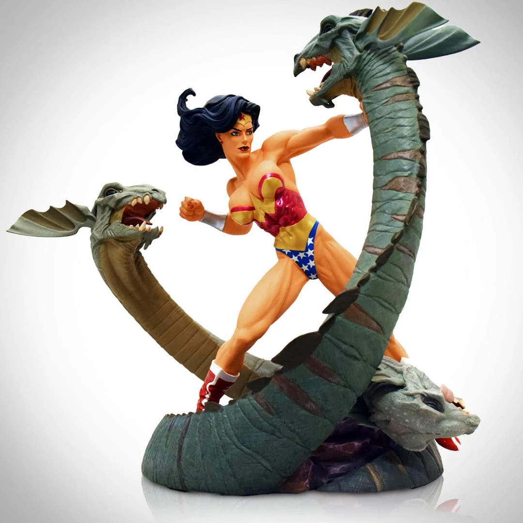 Jared Potts Wonder Woman Vs Hydra- Limited Edition Full-Size Statue Inspired By Artist Adam Hughes Collectible Statues 1 Jared Potts Wonder Woman Vs Hydra- Limited Edition Full-Size Statue Inspired By Artist Adam Hughes Collectible Statues