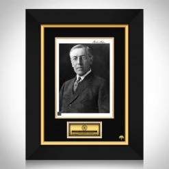 RARE-T 28th US President - Woodrow Wilson Photo Limited Signature Edition Studio Licensed Custom Frame
