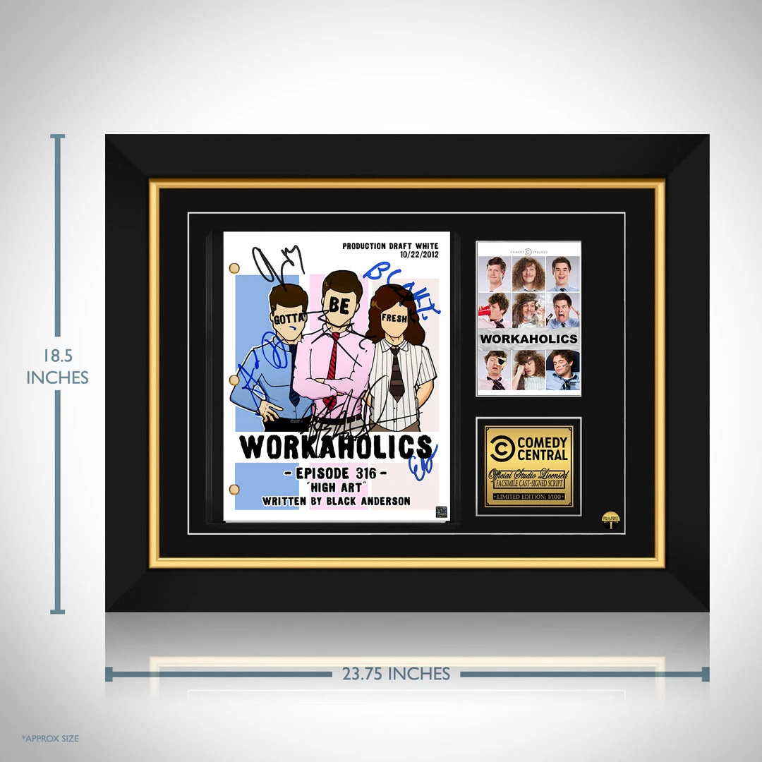 RARE-T Workaholics Script Limited Signature Edition Studio Licensed Custom Frame 3 RARE-T Workaholics Script Limited Signature Edition Studio Licensed Custom Frame