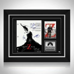 RARE-T Limited Edition Frames World War Z Script Limited Signature Edition Studio Licensed Custom Frame