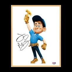 PPC Wreck It Ralph Psa/Dna Certified Hand-Signed Photo By Jack Mcbrayer Custom Frame