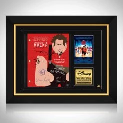 RARE-T Limited Edition Frames Wreck-it Ralph Script Limited Signature Edition Studio Licensed Custom Frame