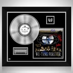 RARE-T Wu-Tang Clan Wu-Tang Forever Platinum LP Limited Signature Edition Studio Licensed Custom Frame Limited Edition Frames