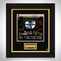 RARE-T Wu-Tang Clan - Wu-Tang Forever LP Cover Limited Signature Edition Studio Licensed Custom Frame Limited Edition Frames