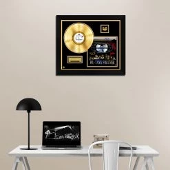 G.R.O. Limited Edition Frames Wu-Tang Clan - Wu-Tang Forever Gold LP Limited Signature Edition Studio Licensed Custom Frame