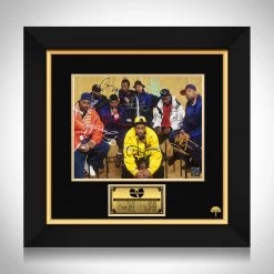 RARE-T Wu-Tang 1997 Photo Limited Signature Edition Studio Licensed Custom Frame Limited Edition Frames