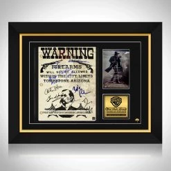RARE-T Wyatt Earp Transcript Limited Signature Edition Studio Licensed Custom Frame Limited Edition Frames