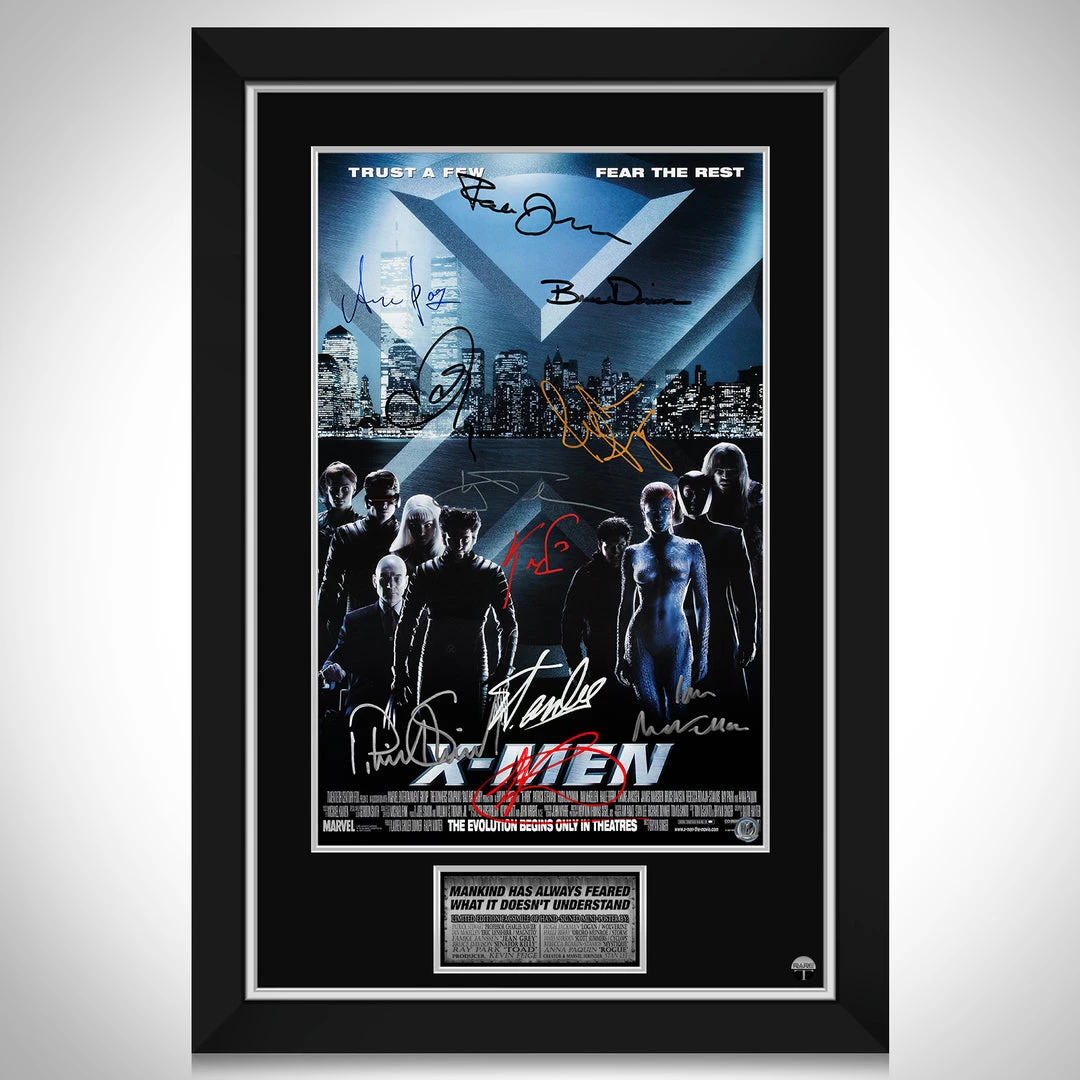 RARE-T NEW X-Men Movie Mini Poster Limited Signature Edition Studio Licensed Custom Frame 1 RARE-T NEW X-Men Movie Mini Poster Limited Signature Edition Studio Licensed Custom Frame