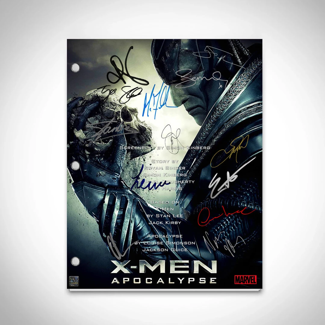 RARE-T X-Men Apocalypse Transcript Limited Signature Edition Studio Licensed Custom Frame Limited Edition Frames 4 RARE-T X-Men Apocalypse Transcript Limited Signature Edition Studio Licensed Custom Frame Limited Edition Frames