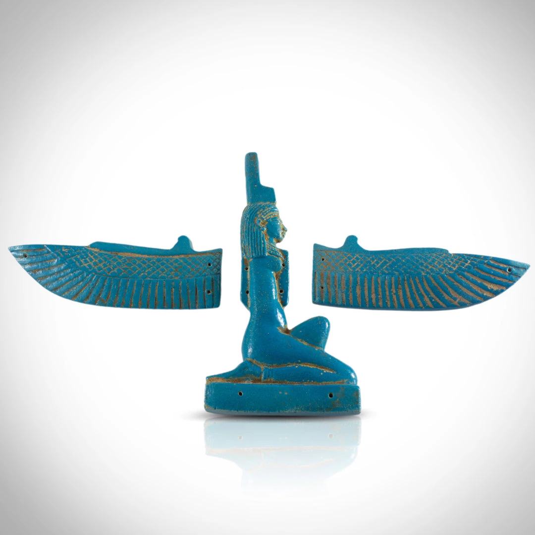 Best Of Egypt Xlâ Ancient Egyptian Authentic Blue Faience Winged Goddess Isis Amulet Museum Display 3 Best Of Egypt Xlâ Ancient Egyptian Authentic Blue Faience Winged Goddess Isis Amulet Museum Display