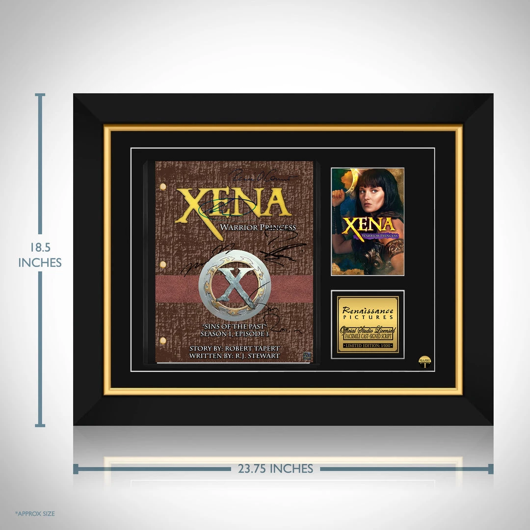 RARE-T Limited Edition Frames Xena: Warrior Princess Transcript Limited Signature Edition Studio Licensed Custom Frame 3 RARE-T Limited Edition Frames Xena: Warrior Princess Transcript Limited Signature Edition Studio Licensed Custom Frame