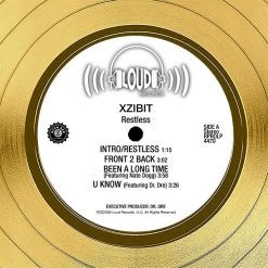 RARE-T Limited Edition Frames Xzibit - Restless Gold LP Limited Signature Edition Studio Licensed Custom Frame