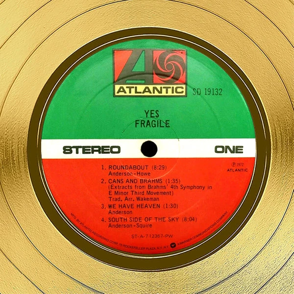 RARE-T Yes Fragile Gold LP Limited Signature Edition Studio Licensed Custom Frame 5 RARE-T Yes Fragile Gold LP Limited Signature Edition Studio Licensed Custom Frame