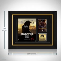 RARE-T Yellowstone Script Limited Signature Edition Studio Licensed Custom Frame Limited Edition Frames 23 RARE-T Yellowstone Script Limited Signature Edition Studio Licensed Custom Frame Limited Edition Frames